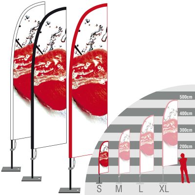 Beachflag Promo Feather Straight